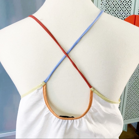 NWT Madewell Strappy Colorblock Pajama Top - Picture 4 of 10